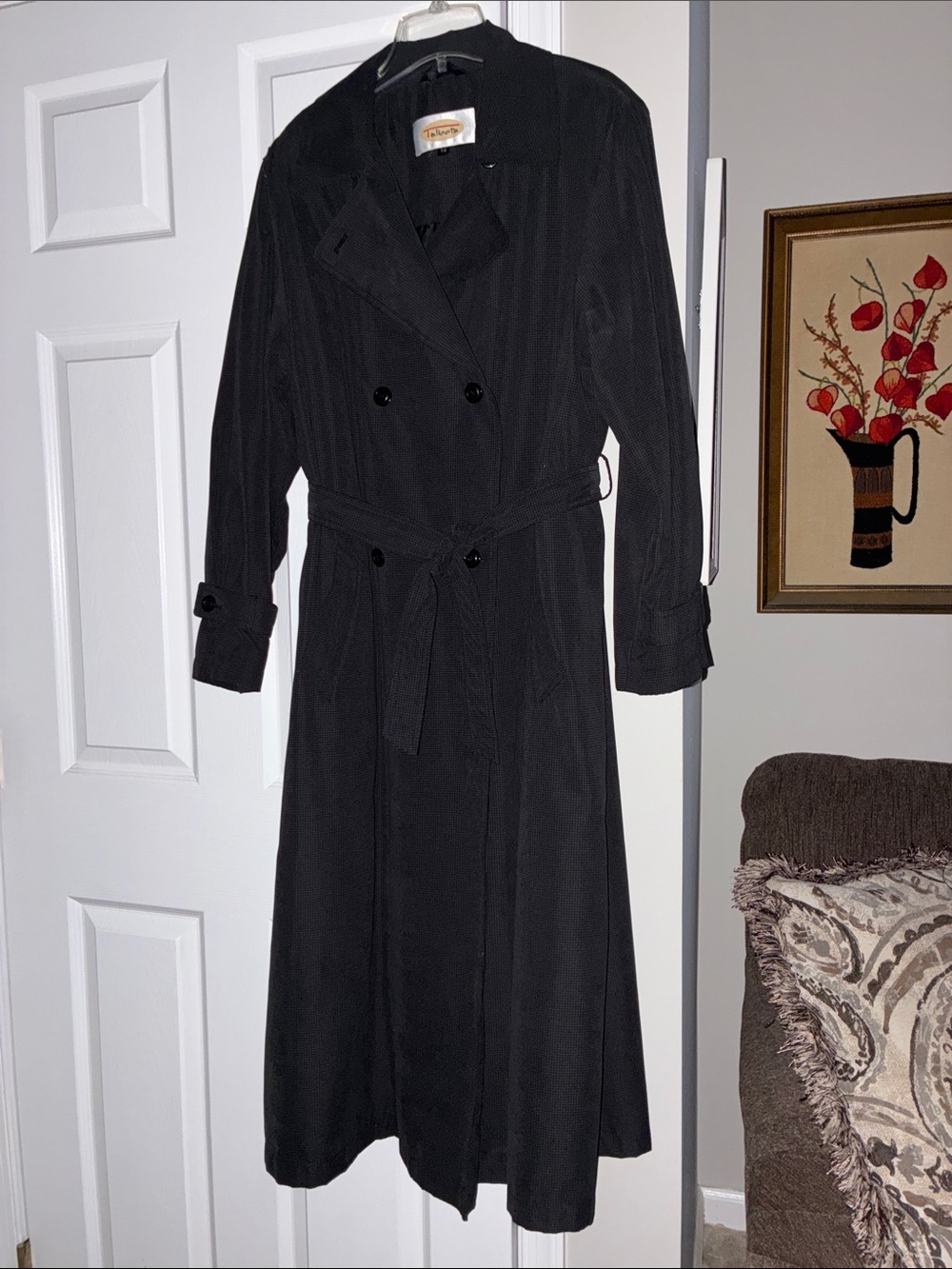 Super Classy Talbots Trench Coat Size 14
